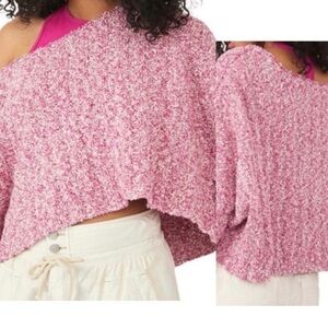 FREE PEOPLE GOOD DAY PULLOVER SWEATER SIZE MEDIUM